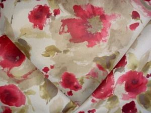 6-1/2Y Clarke & Clarke F0690 Ersilia Floral Velvet Upholstery Fabric - Picture 1 of 4