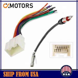Arnés de cableado de radio estéreo enchufe adaptador de antena para Ford F-150 F-250 1999-2003 - Imagen 1 de 6