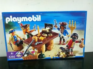 Playmobil Pirates 4292 PIRATE CREW with Treasure 4 Figures MIB, 2006 - Picture 1 of 1
