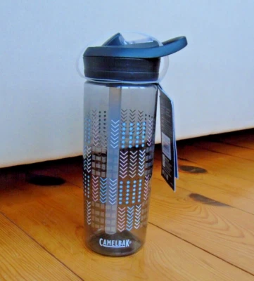 Genuine Camelbak Eddy + Tritan Water Bottle, 20oz, Quilt Geo, Brand New