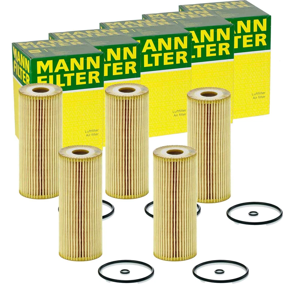 5X MANN-FILTER HU 726/2 X FILTRO OLIO CON GUARNIZIONE FILTRO 5 PEZZI! - Immagine 1 di 3