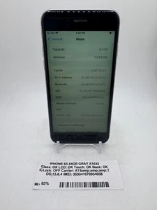 Apple iPhone 6s - Grigio Siderale - 64GB - (AT&T) - A1633 - funziona benissimo - Foto 1 di 9