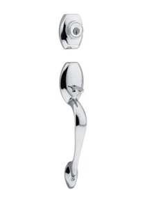 NEW Kwikset Sonoma Exterior Entry Handleset Single Deadbolt Chrome 510SO - Picture 1 of 4