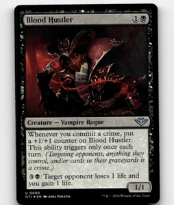 FOIL - MTG Blood Hustler 80 - Outlaws of Thunder Junction - Picture 1 of 1