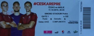 postfrisch TICKET Complimenta 11.10.2019 Tschechien vs England  - Bild 1 von 1