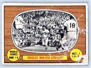 World Series Game #4 - Orioles Win 4th Straight 1967 Topps #154 - Bild 1 von 2