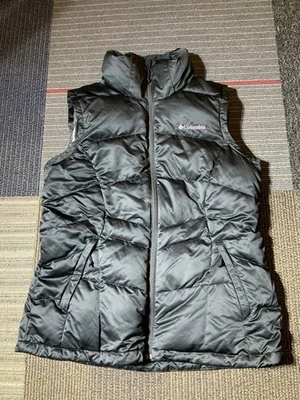Chaleco acolchado Columbia Omni-Heat talla grande negro para mujer Foto 1 de 4