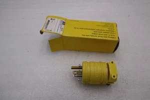 LOT OF 7 NEW OPEN BOX Hubbell Straight Blade Plug 15A 125V  HBL1447   STK H1413 - Picture 1 of 3