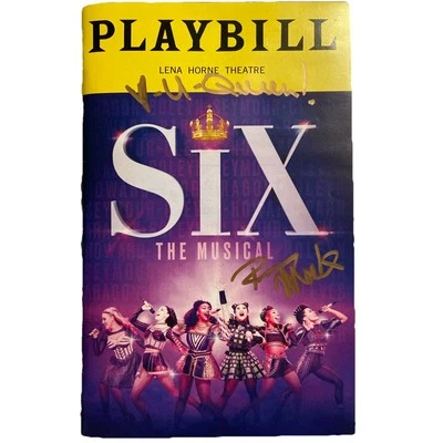 Six The Musical Brittney Mack Signed November 2022 Lena Horne OBC Playbill - Image 1 of 4