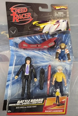 Hot Wheels Speed Racer Battle Board Royalton/Spritle/Chim-Chim. Lanzacohetes Foto 1 de 4