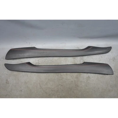 2014-2017 BMW E86 E85 X6M X5M Center Console Leather Trim Pair Mugello Red OEM - Image 1 of 4