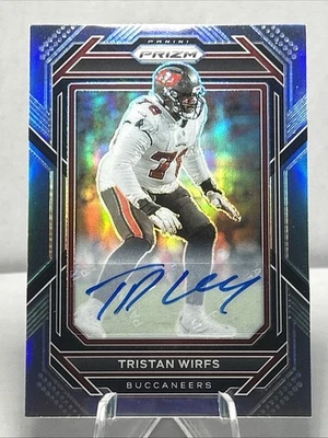 2022 Tristan Wirfs silver Prizm auto tampa bay buccaneers offensive line man - Image 1 of 2