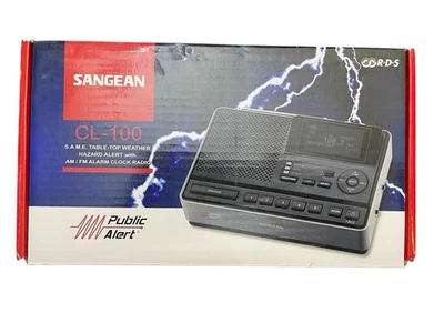 Sangean CL-100 NOAA, S.A.M.E and Public Alert Certified Weather Alert Table-Top - Image 1 of 4