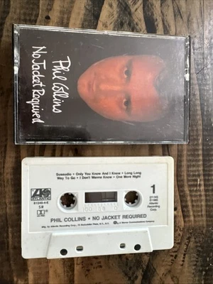 Phil Collins No Jacket Required 1985 Music Cassette Tape Sussudio One More Night - Image 1 of 4