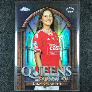 2023-24 Topps Chrome Women's UEFA KIKA NAZARETH Queens of Football Base #11 - Picture 1 of 1