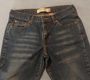 Genuine Levi's 505 Men's Boot Cut Blue Jeans 30" × 32" - Picture 1 of 9