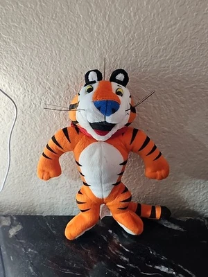 复古 1991 年 1993 年毛绒 TONY The TIGER 收藏品 KELLOGGS 谷物 10 英寸玩具 — 第 1/4 张图片
