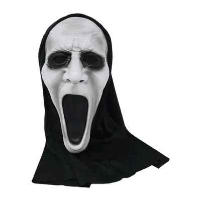 Ghost Face Silent Screamer White Mask for Halloween Costume Adult - Image 1 of 4