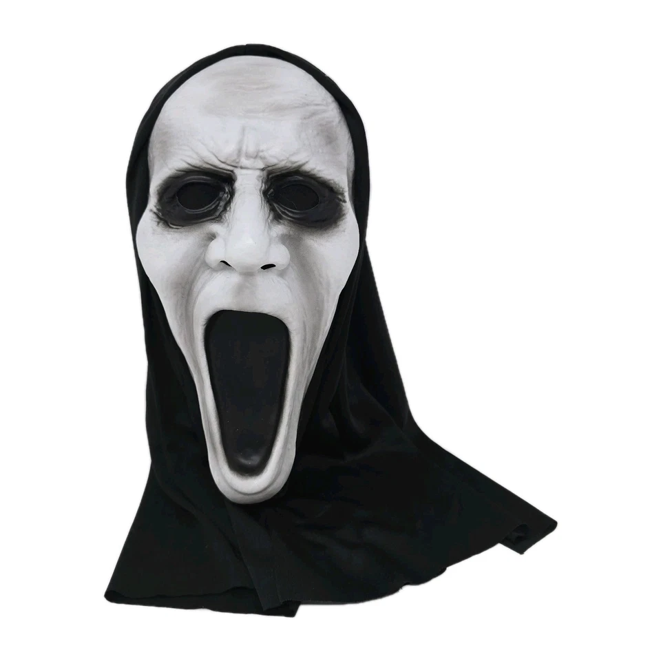 Ghost Face Silent Screamer White Mask for Halloween Costume Adult - Image 1 of 4