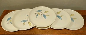 Royal Windsor Salem Biscayne Vintage Luncheon Dinner Plates  9 1/8"  Lot of 6 - Picture 1 of 4