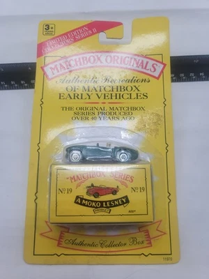 Vintage 1993 Matchbox Originals 1956 MG Midget TD Green NIB - Image 1 of 4