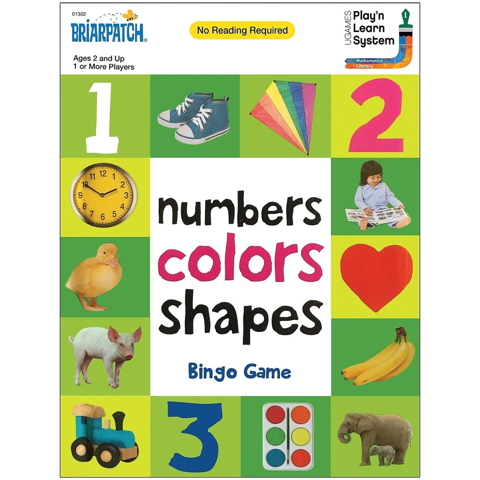Briarpatch First 100 Numbers, Shapes Bingo Game, Multi - Image 1 of 1