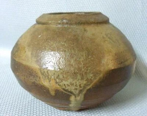Tazón de cerámica de arte moderno de mediados de siglo firmado AB - Imagen 1 de 11