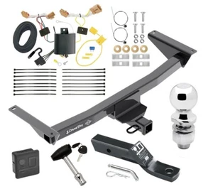 Trailer Tow Hitch For 18-23 Volkswagen Atlas Deluxe PKG Wiring 2" Ball and Lock - Picture 1 of 12