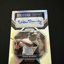 2023 Panini Prizm Eddie Murray Silver Sensational Signatures Auto