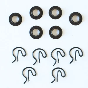 Super 661 HURST Hardened Tool Steel Shifter Bushings Clips .500" ID Hole Set 6 - Picture 1 of 1