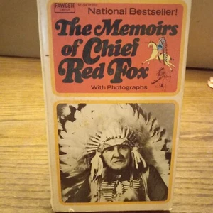 The Memoirs Of Chief Red Fox,  Western Novel Paperback Book - Picture 1 of 4