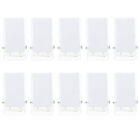 10pcs Plastic Self Adhesive Badge Clips Hanging Mini Poster Clear Photo Clips