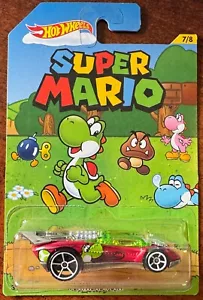 2016 Mattel Hot Wheels Super Mario Flathead Fury "YOSHI" - Bild 1 von 1