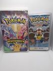 Pokémon le premier film et Pokémon le Johto Journeys cassettes VHS 