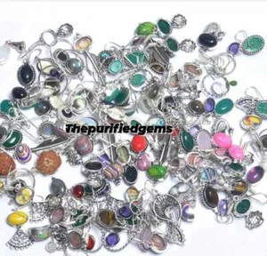 Lote de múltiples pendientes de piedras preciosas/pendientes delicados de piedras preciosas/pendientes colgantes regalo~ - Imagen 1 de 3