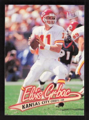 1997 Ultra  #294 Elvis Grbac  Kansas City Chiefs - Image 1 of 2