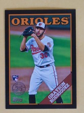 2023 Topps Update Black Border Grayson Rodriguez RC Baseball Card #128/299