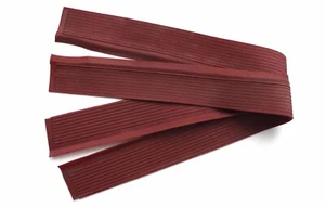 Mercedes-Benz W107 Door Rubber Sill Covers, Burgundy, NEW - Picture 1 of 4