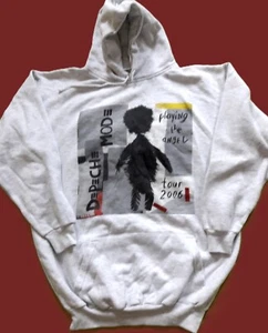 Depeche Mode Playing The Angel Hoodie Jacket T-shirt Original Vintage XL - Picture 1 of 4