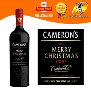 ETIQUETA BOTELLA PERSONALIZADA RESERVA ESPECIAL PUERTO CUMPLEAÑOS NAVIDAD CUALQUIER OCASIÓN - Imagen 1 de 4