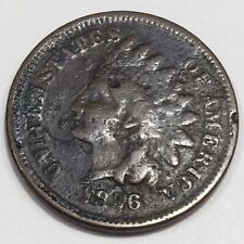 1866 tête indienne penny belle pièce rare date