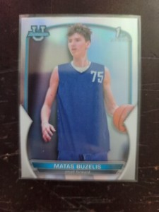 2022-23 Bowman University Chrome Refractor #84 Matas Buzelis - High School 1st