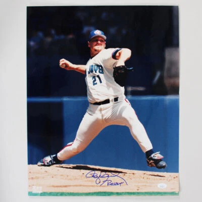 Roger Clemens Signed Photo 16x20 Blue Jays "Rocket" - COA JSA - Image 1 of 4