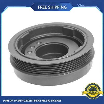 Engine Crankshaft Pulley Harmonic Balancer For 2005-15 Mercedes-Benz ML350 Dodge Foto 1 de 4