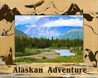 Alaskan Adventure Laser Engraved Wood Picture Frame Landscape (4 x 6) 