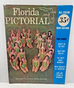Weeki Wachee Mermaids Florida Pictorial Magazine 1960s -70s - Picture 1 of 4