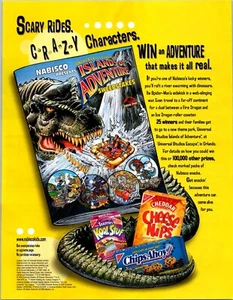1990er • Nabisco Gewinnspiel Printanzeige • 1999 Cheese Nips Kool Stuf Chips ADS.19 - Bild 1 von 2