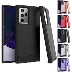 for Samsung Galaxy Note 20/20 Ultra Case Brushed Texture Impact Cover+PryTool - Picture 1 of 20