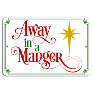 Rustic Holiday Charm: Away in a Manger - Picture 1 of 1