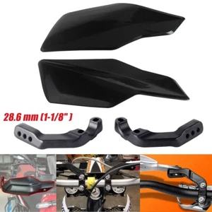 Universal Dirt Bike Enduro Hand Guards Protector + 1-1/8" Handlebar Mount Clamps - Picture 1 of 12